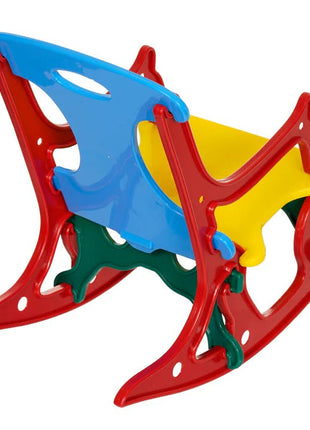 Stolica za ljuljanje Toni - pogodna za kuću i na otvorenom, 3 u 1 - stolica, ljuljačka i slagalica