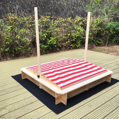 Dječiji pješčanik sa podesivim krovom sa UV zaštitom