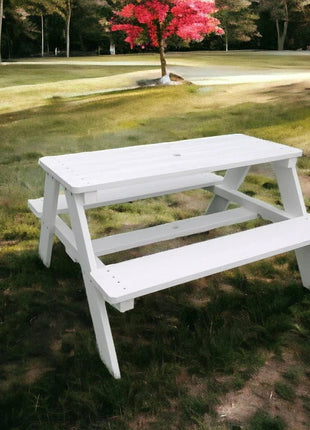 Baštenska garnitura KINDER HOME, dječiji sto za piknik, kišobran anti-UV 30+
