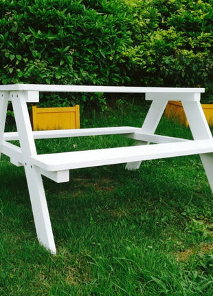 Baštenska garnitura KINDER HOME, dječiji sto za piknik, kišobran anti-UV 30+