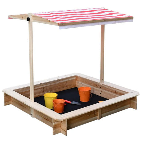 Dječiji pješčanik sa podesivim krovom sa UV zaštitom