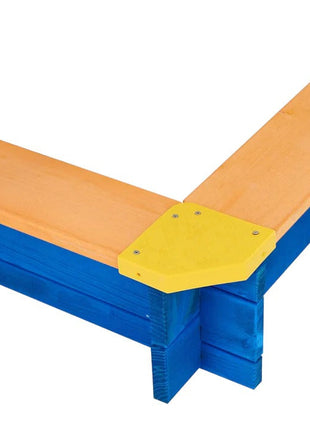 Dječiji drveni pješčanik KINDER HOME, sa podesivim, vodootpornim poklopcem anti-UV 30