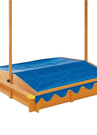 Dječiji drveni pješčanik KINDER HOME, sa podesivim, vodootpornim poklopcem anti-UV 30