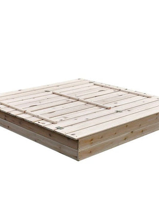 Veliki dječiji pješčanik sa klupama i preklopnim poklopcem, drveni