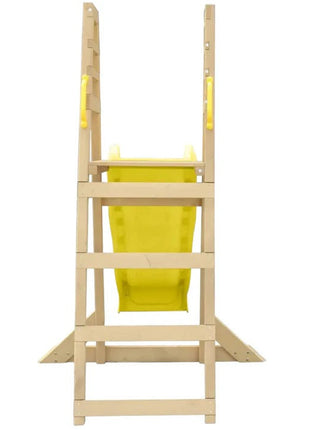 Dječija drvena penjalica sa toboganom