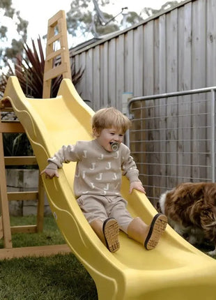 Dječija drvena penjalica sa toboganom