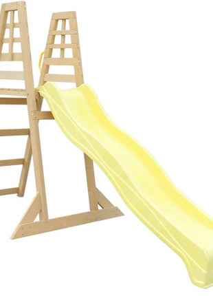 Dječija drvena penjalica sa toboganom