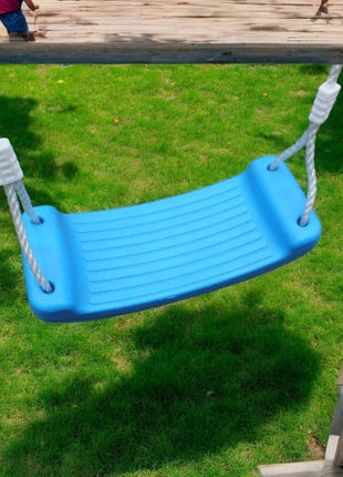 Dječija drvena ljuljaška za baštu, dupla