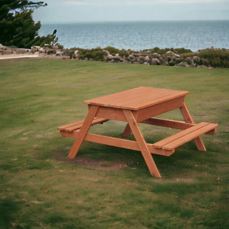 Baštenska garnitura KINDER HOME 2 u 1, dječiji piknik sto i pijesak