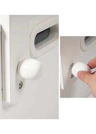 Dječija drvena klupa, radni sto i organizator - 3 u 1 sa odlaganjem - bijelo/siva