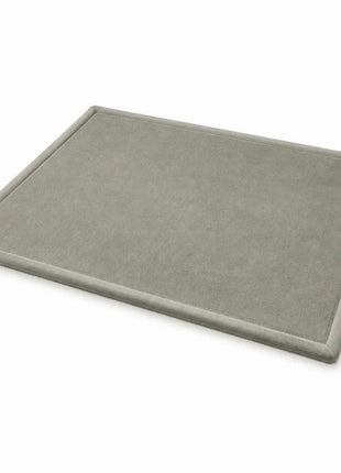 Dječiji tepih sa memorijskom penom KINDER HOME LOLA, 150x200 cm, debljina 3,5 cm, baršunasto mekan vodoodbojni gornji sloj, memori pena, protivklizna podloga, siva