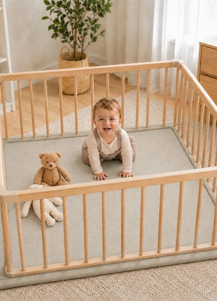 Dječiji tepih sa memorijskom penom KINDER HOME LOLA, 150x200 cm, debljina 3,5 cm, baršunasto mekan vodoodbojni gornji sloj, memori pena, protivklizna podloga, siva