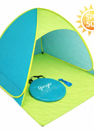 Dječiji sklopivi šator KINDER HOME sa UV zaštitom 50+ - Lagan, sklopiv, za plažu i baštu, 165×150×110 cm