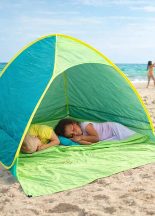 Dječiji sklopivi šator KINDER HOME sa UV zaštitom 50+ - Lagan, sklopiv, za plažu i baštu, 165×150×110 cm