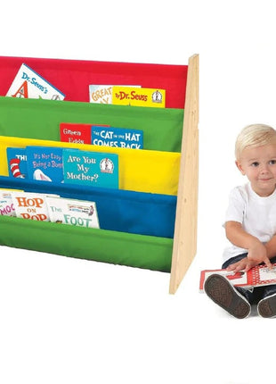 Polica za dječije knjige i igračke, organizator za odlaganje, sekcija, biblioteka za dječiju sobu - BOJE
