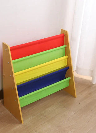 Polica za dječije knjige i igračke, organizator za odlaganje, sekcija, biblioteka za dječiju sobu - BOJE