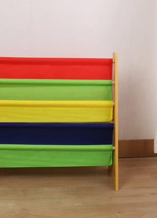 Polica za dječije knjige i igračke, organizator za odlaganje, sekcija, biblioteka za dječiju sobu - BOJE