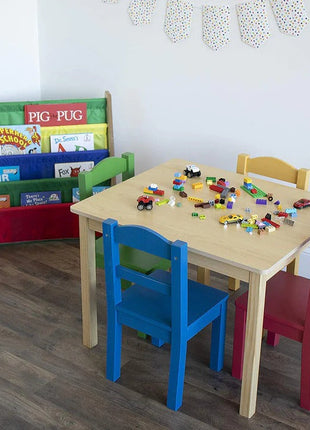 Polica za dječije knjige i igračke, organizator za odlaganje, sekcija, biblioteka za dječiju sobu - BOJE