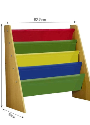 Polica za dječije knjige i igračke, organizator za odlaganje, sekcija, biblioteka za dječiju sobu - BOJE