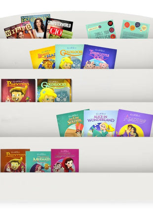 Dječija polica, Organizator sa policama za knjige i časopise