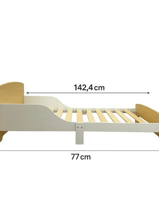 Dječiji drveni krevet sa zaštitom i ramom za dušek 140/70 cm