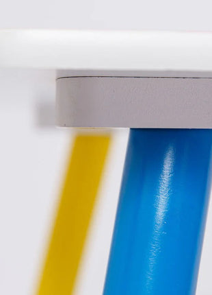 Dječiji drveni sto i stolice sa morskim životinjama – set za crtanje, igru, učenje i jelo