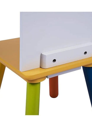 Dječiji drveni sto i stolice sa morskim životinjama – set za crtanje, igru, učenje i jelo