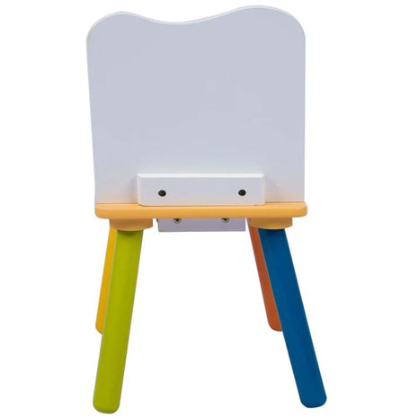 Dječiji drveni sto i stolice sa morskim životinjama – set za crtanje, igru, učenje i jelo