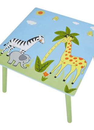 Dječiji sto sa stolicama za crtanje, igru, jelo, drveni, Dječija soba SAVANA