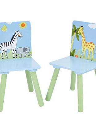 Dječiji sto sa stolicama za crtanje, igru, jelo, drveni, Dječija soba SAVANA