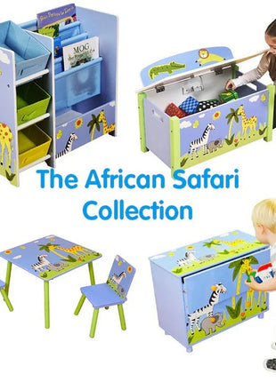 Dječiji sto sa stolicama za crtanje, igru, jelo, drveni, Dječija soba SAVANA