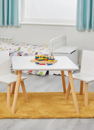 Dječiji sto sa 2 stolice KINDER HOME drveni set