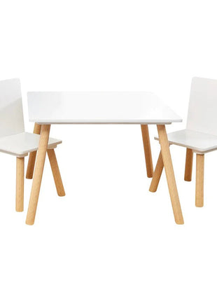 Dječiji sto sa 2 stolice KINDER HOME drveni set
