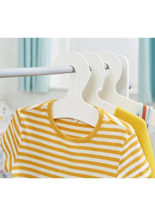 Drveni stalak za dječiju odjeću, polica sa policama za odlaganje - BIJELA/SIVA