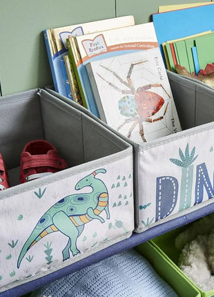 Dječija polica, Organizator za igračke sa kutijama za odlaganje DINOSAURS