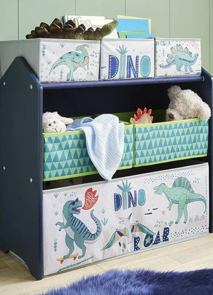 Dječija polica, Organizator za igračke sa kutijama za odlaganje DINOSAURS