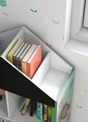 Dječiji ormar, Ormar za igračke i knjige sa medvjedom, Crna tabla za pisanje, Kuća ŠUMA