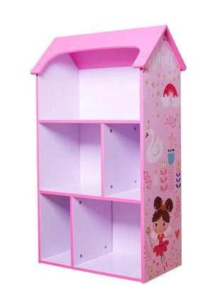 Dječija drvena polica za odlaganje igračaka i knjiga - Kuća SNOVA