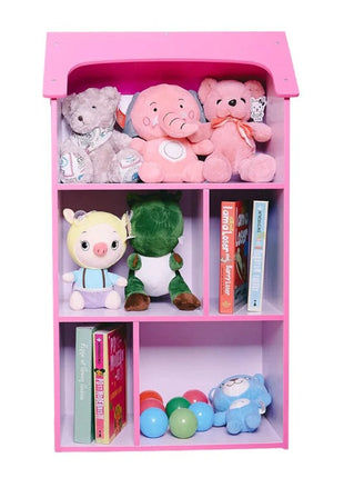 Dječija drvena polica za odlaganje igračaka i knjiga - Kuća SNOVA