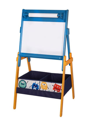 Dječija drvena ploča sa magnetima na postolju, za učenje, crtanje i odlaganje - DUH