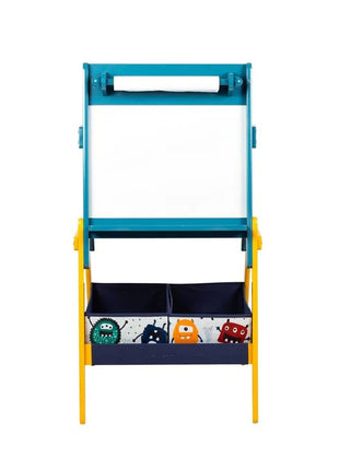 Dječija drvena ploča sa magnetima na postolju, za učenje, crtanje i odlaganje - DUH