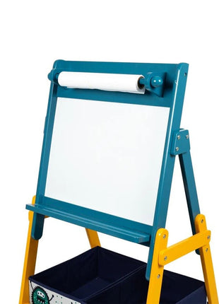 Dječija drvena ploča sa magnetima na postolju, za učenje, crtanje i odlaganje - DUH