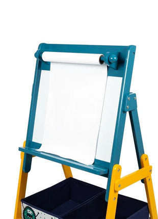 Dječija drvena ploča sa magnetima na postolju, za učenje, crtanje i odlaganje - DUH