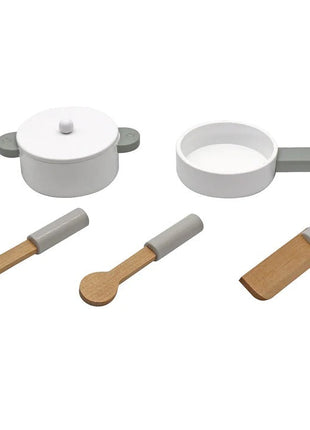 Dječija drvena kuhinja za igru sa dodacima - roze