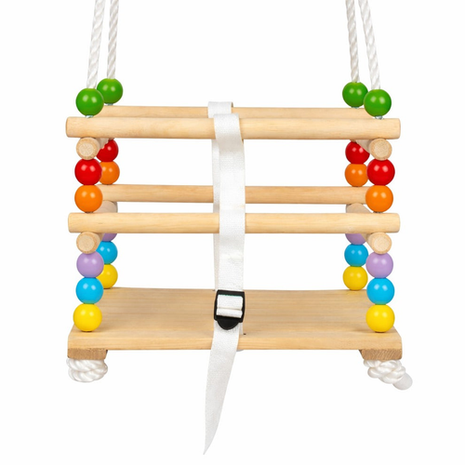 Kinder Home Drvena ljuljačka za djecu do 25kg