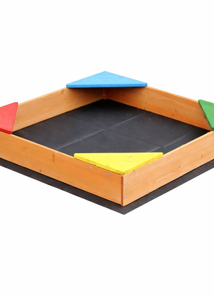 Kinder Home Drveni pješčanik 90x90cm