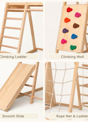Kinder Home Drvena penjalica sa toboganom