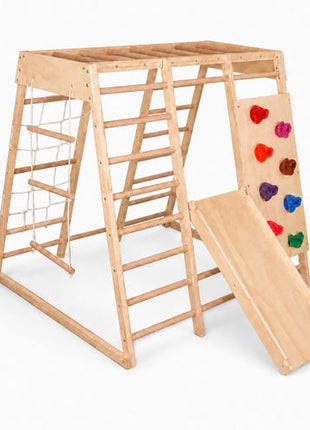 Kinder Home Drvena penjalica sa toboganom