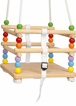 Kinder Home Drvena ljuljačka za djecu do 25kg