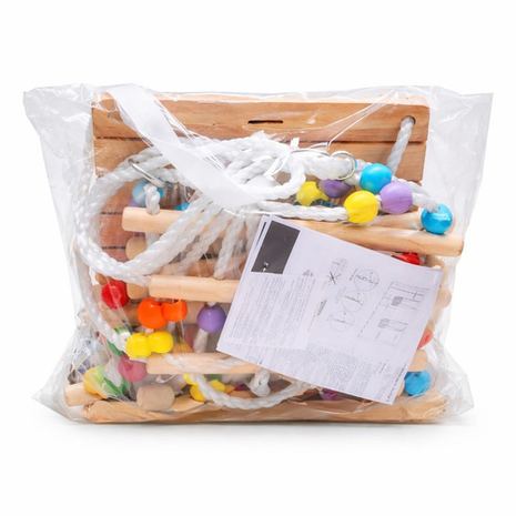 Kinder Home Drvena ljuljačka za djecu do 25kg